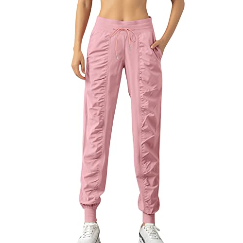 GZYshoyao Damen Regenhose Wasserdicht Atmungsaktiv Gefüttert Überziehhose - Winddicht Packbar Hose Leichte Softshellhose zum Wandern Fahrrad leichte Überhose, atmungsaktive Fahrradhose von GZYshoyao