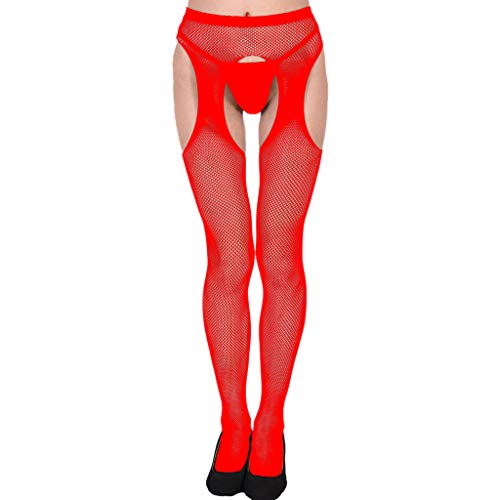 GZYshoyao Damen Strumpfhose Schwarz Offen Im Schritt Strumpfhose,Ouvert Strumpfhose,Strumpfhose Offen,Strumpfhose Mit Schlitz Im Schritt Damen,High Waist Netzstrumpfhose Strumpfhosen Offener Schritt von GZYshoyao