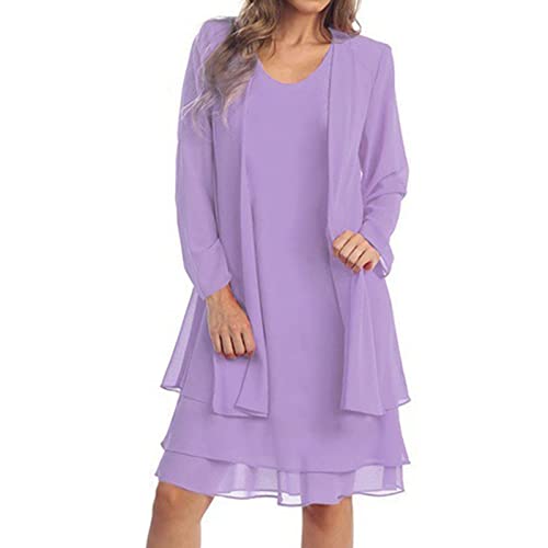 Hosenanzug Damen Tüll Abendanzug Sets Zweiteiler Chiffon Shirt Und Hohe Taille Kleidnzug Elegant Vintage 2-Teiliges Set Outfit Cocktail Party Festlich Knielang Kleidnzug von GZYshoyao