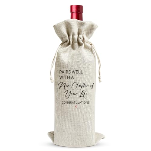 WonderfulWonderful Weinbeutel, lustige Party-Dekoration, Gastgeschenke, Flasche, Geschenktüten für Freunde, Frauen, Kollegen, Leinen, Weintasche, 1 Stück, JK0481 JK0492 von GaNiao