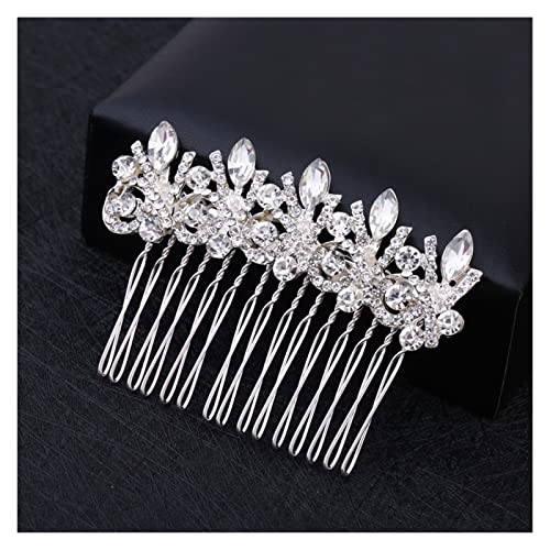 Braut Haarkamm Hochzeitskleid Haarschmuck Clip Haarnadeln für Frauen Braut Kopfschmuck Ornamente Prinzessin (10) von GaRcan