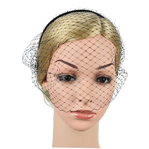 Mädchen-Schleier-Haar-Accessoire für Frauen, Accesorios Para Mujer, Damen-Stirnband, Schleier-Kopfbedeckung für Frauen, Tea-Party-Kopfbedeckung mit Schleier, Mitglied des Foto-Haares von GaRcan