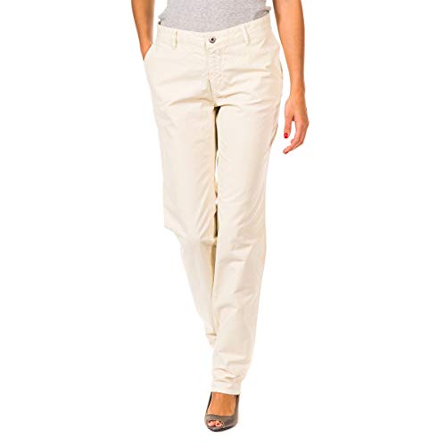 Gaastra 31693810 Lange Hose mit geradem Bein für Damen, beige, XXS von Gaastra