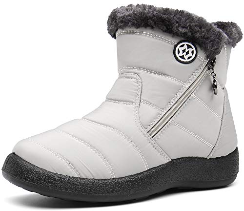 Gaatpot Damen Winterstiefel Wasserdicht Warm gefütterte Schneestiefel Winterschuhe Winter Kurzschaft Stiefel Boots Schuhe Beige 37 Gaatpot Damen Winterstiefel Wasserdicht Warm gefütterte Schneestiefel Winterschuhe Winter Kurzschaft Stiefel Boots Schuhe Beige 37 von Gaatpot