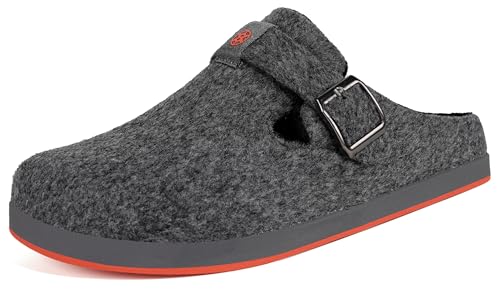 Gaatpot Hausschuhe Herren Pantoffeln Filzclog Winter Filz Slipper,Grau A,EU46 Gaatpot Hausschuhe Herren Pantoffeln Filzclog Winter Filz Slipper,Grau A,EU46 von Gaatpot