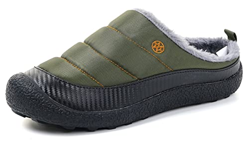 Gaatpot Herren Damen Winter Hausschuhe Plüsch Warm Gefütterte Wasser-Widerstand Slippers Freizeit Haus Pantoffeln Outdoor Winterschuhe Grün-Neu 46EU Gaatpot Herren Damen Winter Hausschuhe Plüsch Warm Gefütterte Wasser-Widerstand Slippers Freizeit Haus Pantoffeln Outdoor Winterschuhe Grün-Neu 46EU von Gaatpot