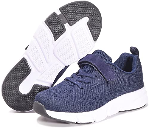 Gaatpot Turnschuh Mädchen Sneaker Jungen Leichte Sportschuhen Laufschuhe Freizeitschuhe Kinderschuhe Bequem Atmungsaktiv Dunkelblau 27 von Gaatpot