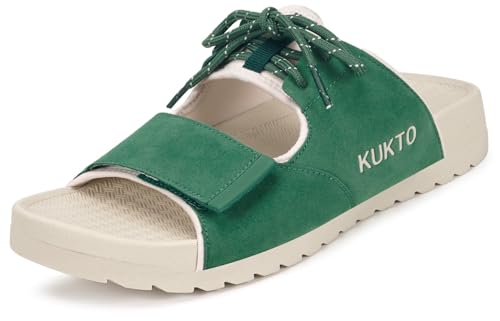 Gaatpot Recovery Hausschuhe Herren Damen rutschfest Pantoletten Sandalen mit Fußgewölbestütze Orthopädische Strand Pantoffeln Schuhe Grün 41 EU von Gaatpot