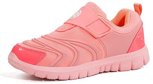 Gaatpot Sneaker für Mädchen Turnschuhe Sportschuhe Laufschuhe Tennisschuhe Hallenschuhe Kinder Outdoor Mode Freizeit Schuhe Rosa 29EU von Gaatpot