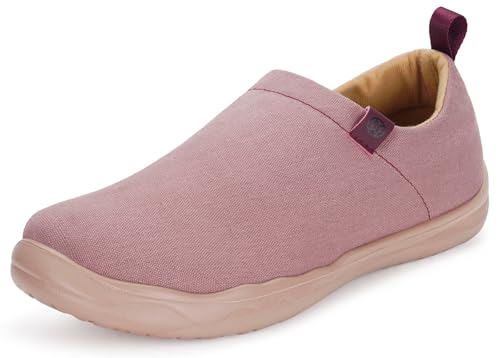 Gaatpot Turnschuhe Knit Stoffschuhe Damen Casual Laufen Freizeit Schlupfschuhe Walking Fitness Schuhe Ohne Schnürsenkel Rose 40 von Gaatpot