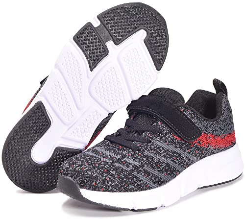 Kinder Turnschuhe Mädchen Leichte Sportschuhe Jungen Sneaker Laufschuhe Hallenschuhe Outdoor Fitness rutschfest Schuhe Grau-1 25 von Gaatpot