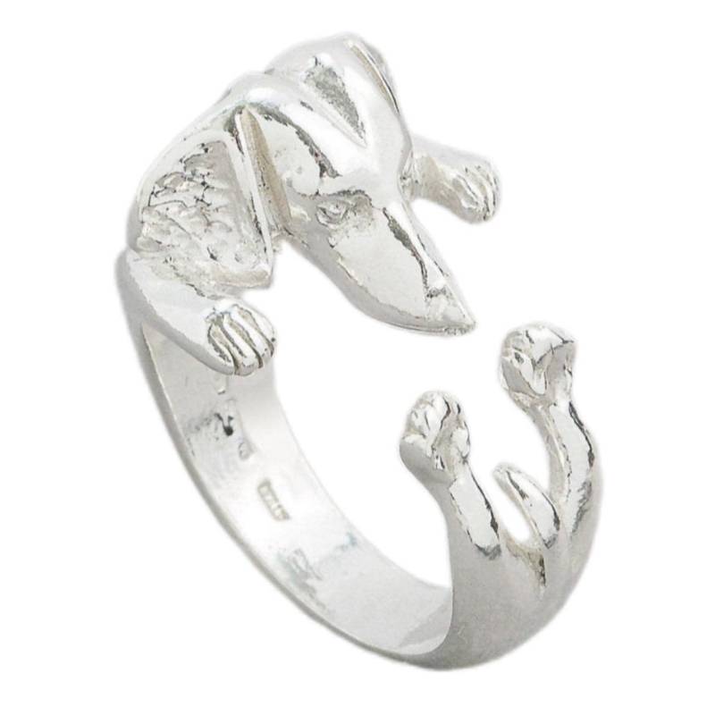 Dackelring Personalisiert Mit Dem Eingravierten Namen, Handgefertigt Und Gefärbt in Italien Geschenk Silber 925/Bronze Gold 18 Kt Weenie Dog Ring Dackelring Personalisiert Mit Dem Eingravierten Namen, Handgefertigt Und Gefärbt in Italien Geschenk Silber 925/Bronze Gold 18 Kt Weenie Dog Ring von GabboDesign