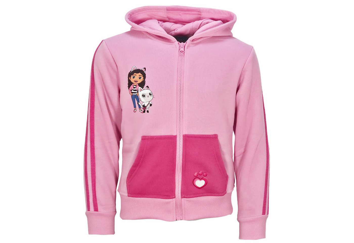 Gabby's Dollhouse Kapuzenpullover Gabbys Dollhouse Kinder Mädchen Reißverschluss Jacke Pulli Gr. 92 bis 128 von Gabby's Dollhouse