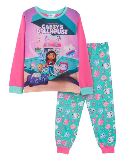 Gabby's Dollhouse-Pyjama für Mädchen, Ganzkörper-Pyjama-Set für Mädchen, Nachtwäsche von Gabby's Dollhouse