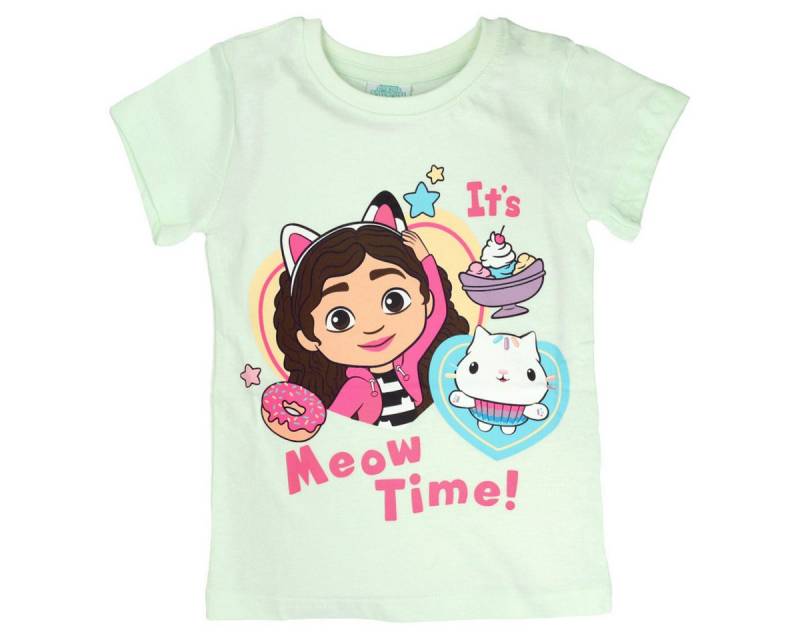 Gabby's Dollhouse T-Shirt Gabby & Cakey Mädchen (1-tlg) Shirt, Oberteil, Leibchen, Funktionsshirt, Shortsleeve Shirt von Gabby's Dollhouse