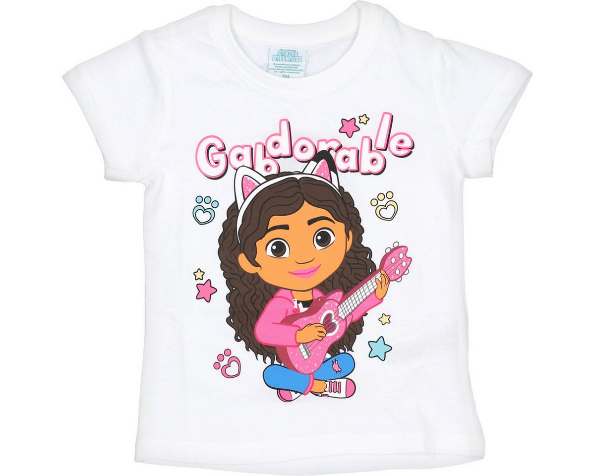 Gabby's Dollhouse T-Shirt Gabdorable Mädchen (1-tlg) Shirt, Oberteil, Leibchen, Funktionsshirt, Shortsleeve Shirt von Gabby's Dollhouse