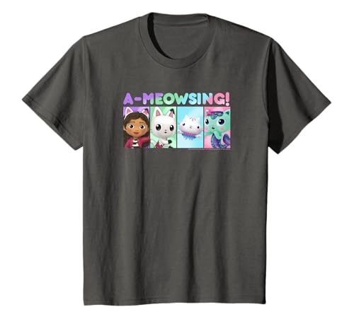 Kinder Gabby's Dollhouse Group Box Up A-Meowsing! T-Shirt von Gabby's Dollhouse