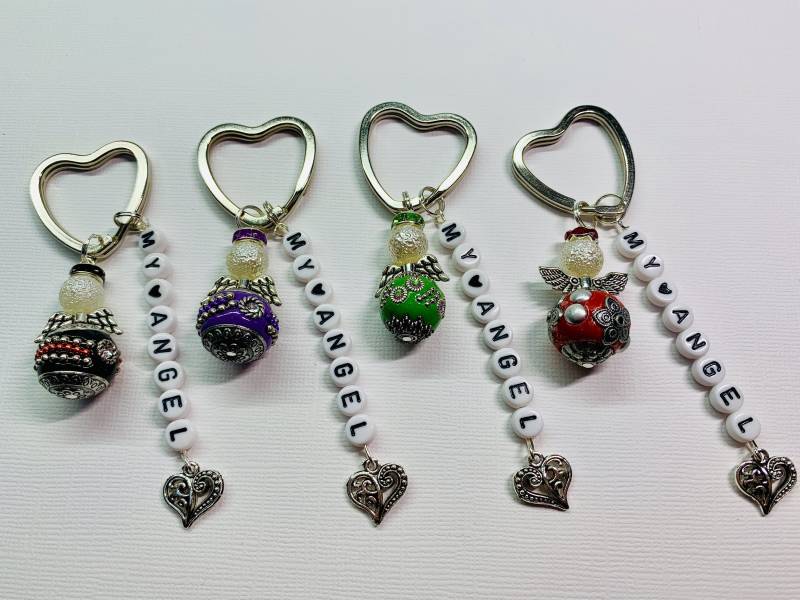 Schlüsselanhänger Engel von GabiSchmuckdesign