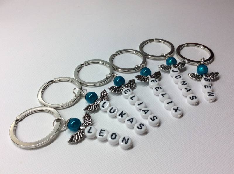 Schlüsselanhänger Personalisiert , Schlüsselanhänger Mit Name, Taschenbaumler von GabiSchmuckdesign