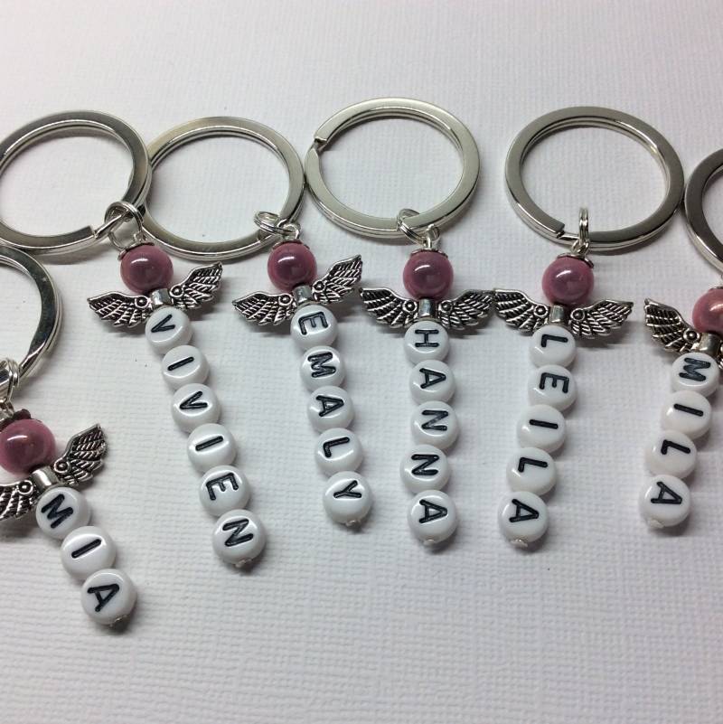 Schlüsselanhänger Personalisiert Mit Name Taschenbaumler von GabiSchmuckdesign