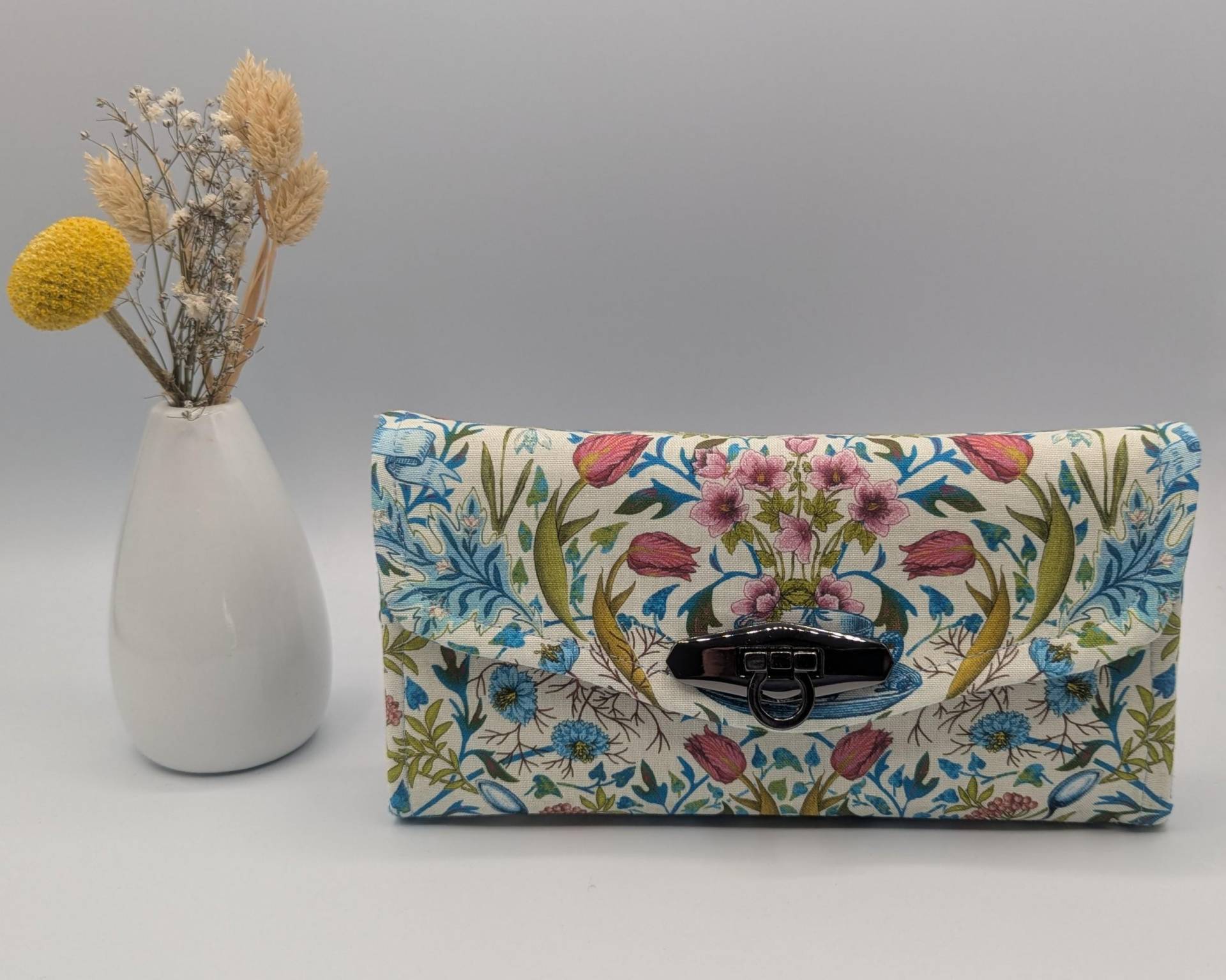 Damen Geldbeutel, Großes Verspieltes Xl Portemonnaie, Damen-Geldbörse, Model "Teatime" Sofortversand von GabisFadenreich