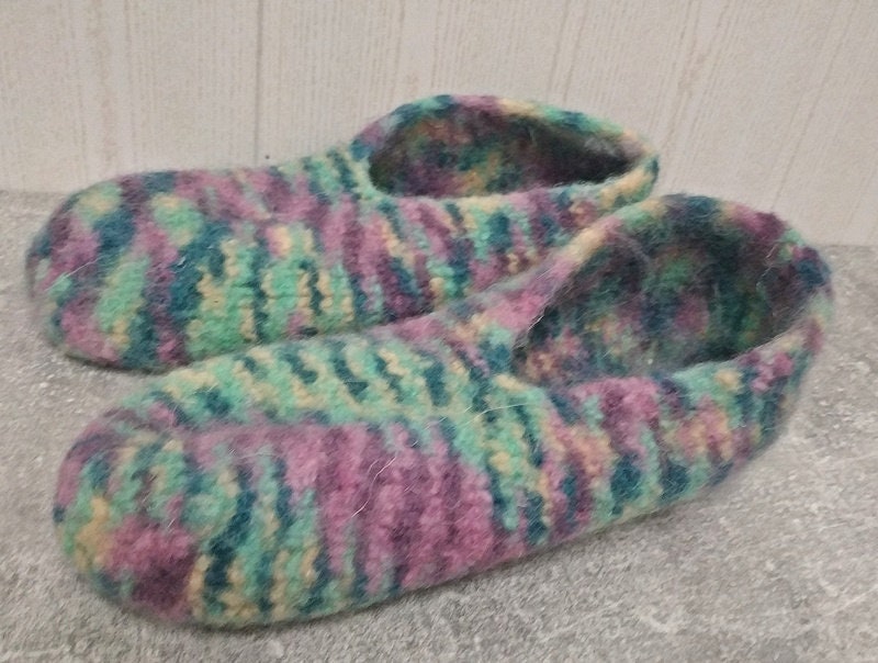 Afp 19 Gr. 40/41 Filzschuhe Kinderschuhe Hüttenschuhe Puschen Hausschuhe Schuhe von GabisHandelsshop