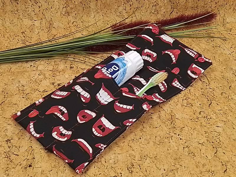 Zahnbürstenetui, Zahnbürsten Hülle Für Zahnpasta Und Zahnbürste, Zahnbürstentäschchen von GabisKleinigkeiten