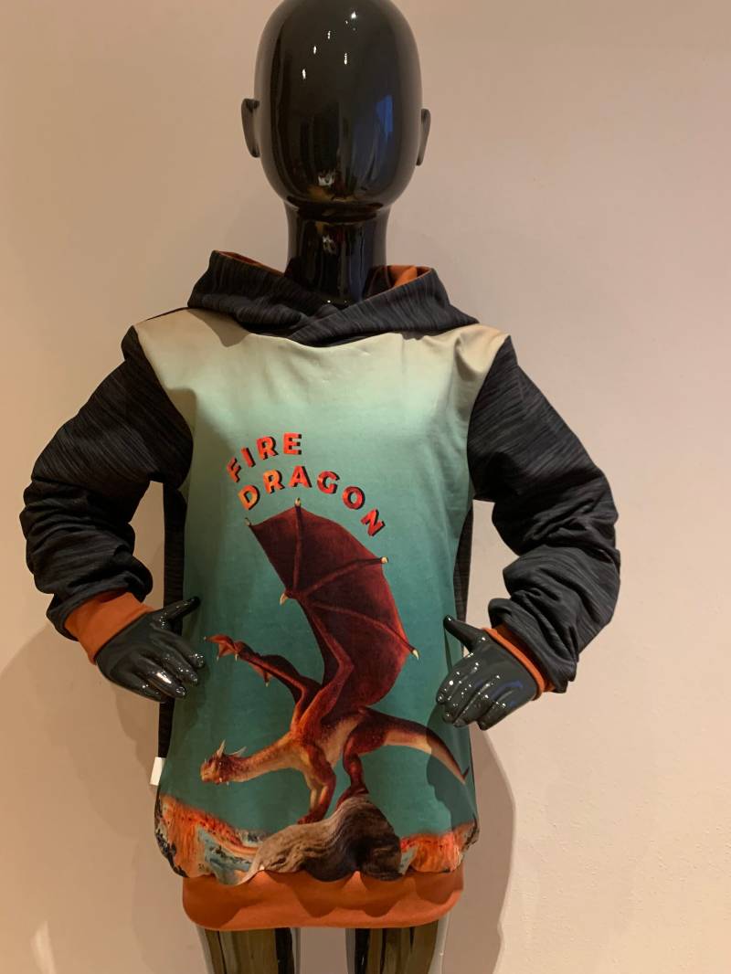 Kapuzen Hoody in Größe 134 von GabisNaehtraum