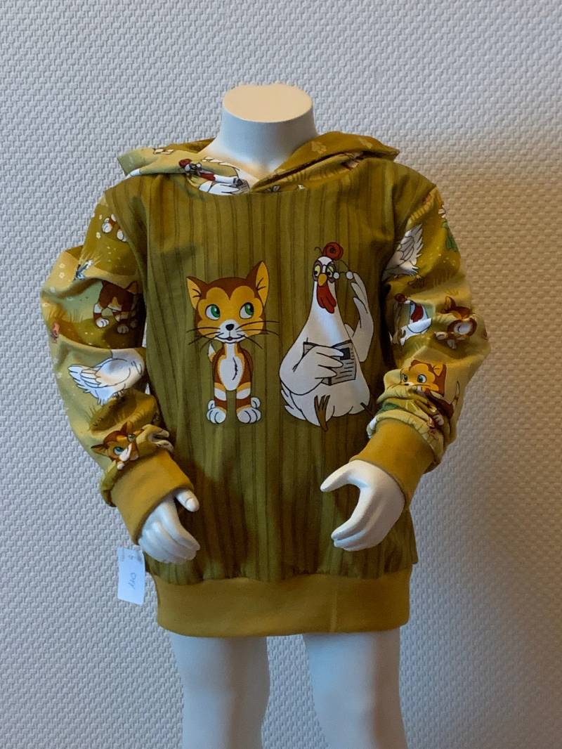 Kapuzenhoody Pettersson Und Findus in Größe 110 von GabisNaehtraum