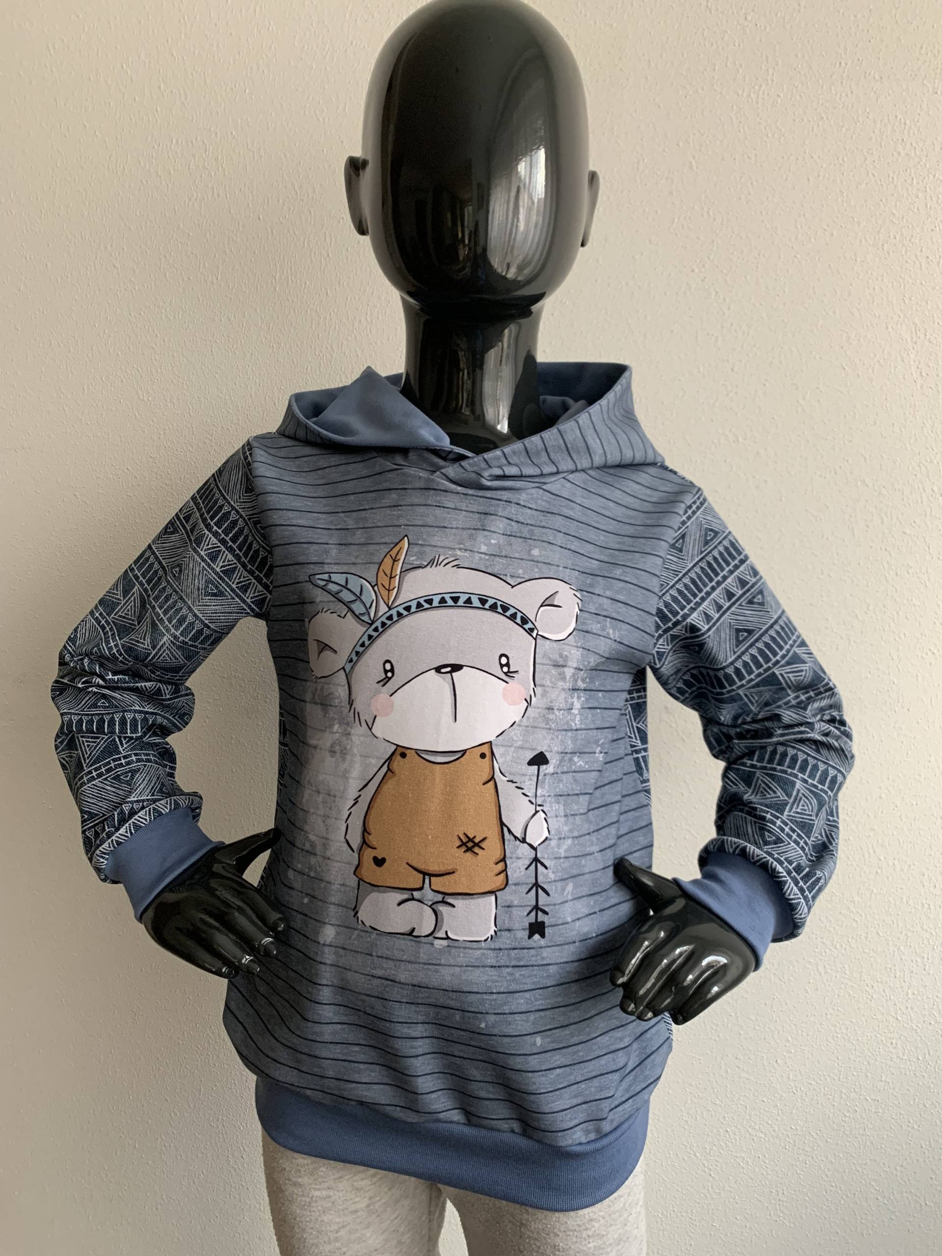Kapuzenhoody in Größe 116/Unikat Kapuzenhoody in Größe 116/Unikat von GabisNaehtraum