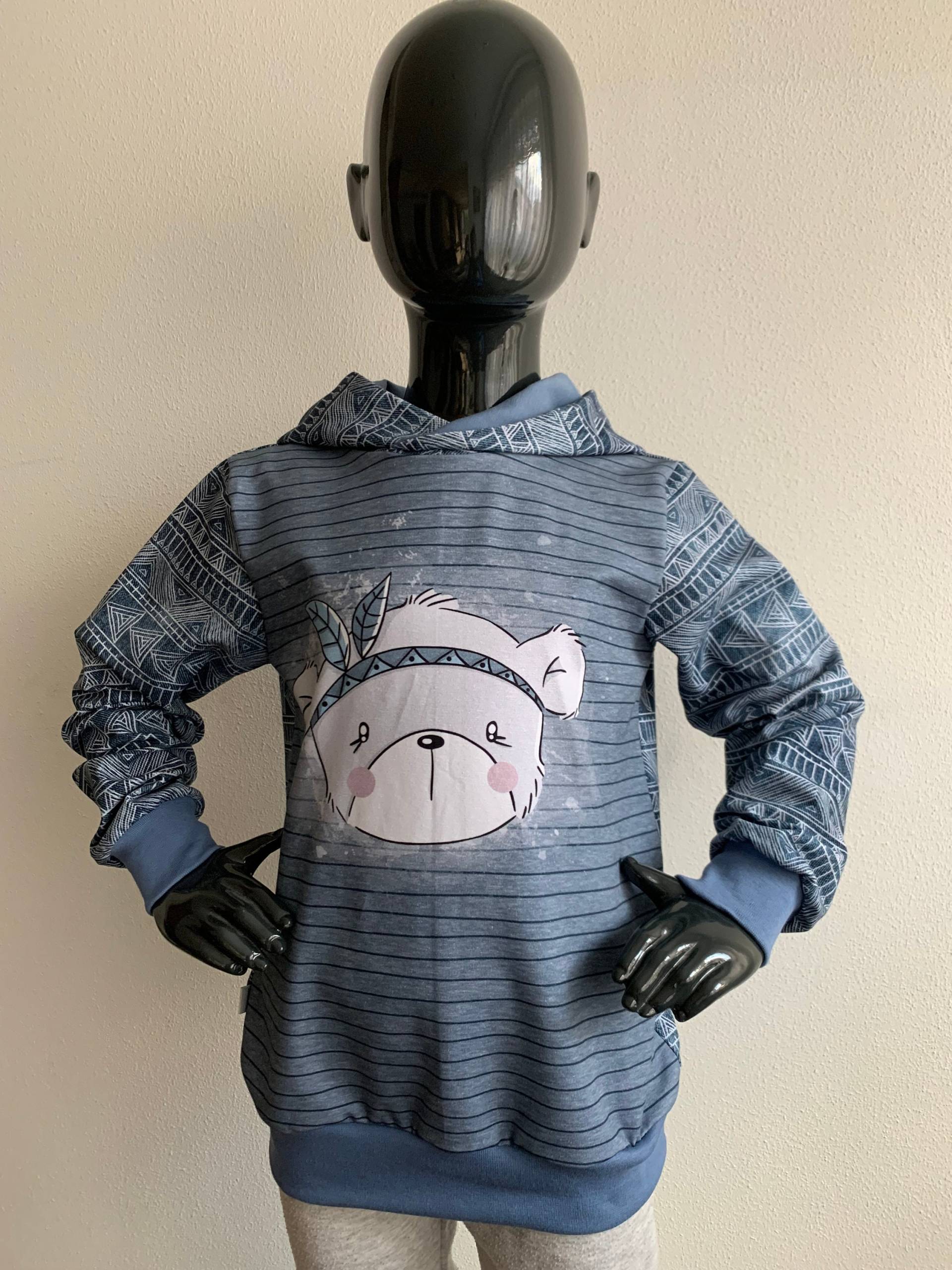 Kapuzenhoody in Größe 122/Unikat Kapuzenhoody in Größe 122/Unikat von GabisNaehtraum