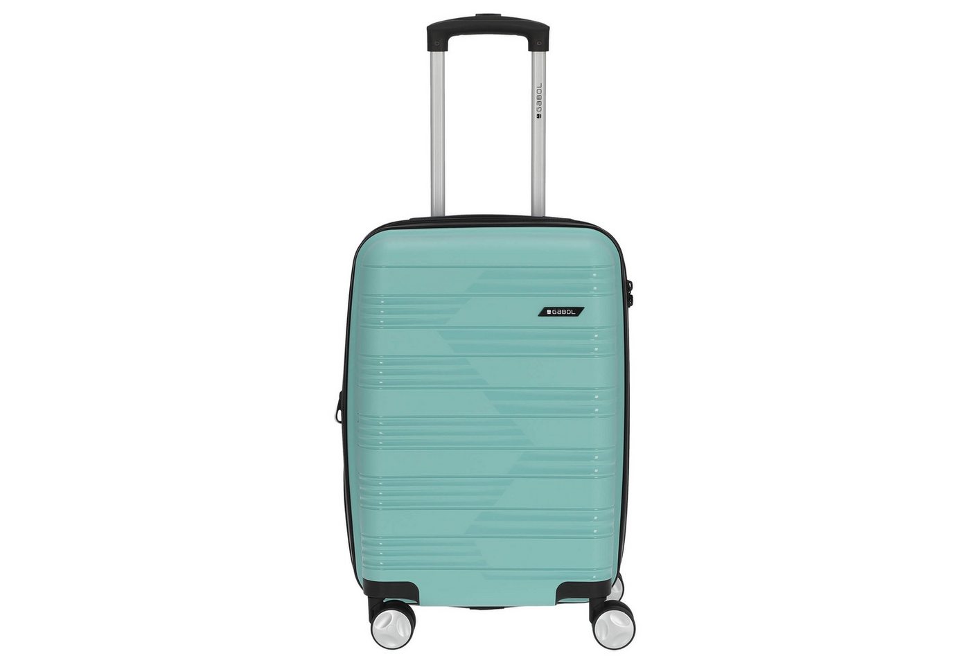 Gabol Handgepäck-Trolley Uyiko - 4-Rollen-Kabinentrolley S 54 cm erw. (verde menta) von Gabol