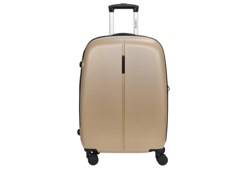 Gabol Koffer Paradise XP - 4-Rollen-Trolley M 67 cm erw. (beige), 4 Rollen Rollen von Gabol