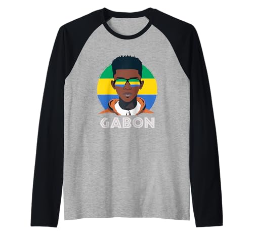 Herren Gabun, Gabunische Flagge, Gabun-Junge, afrikanischer Junge, Gabunesischer Teenager Raglan Herren Gabun, Gabunische Flagge, Gabun-Junge, afrikanischer Junge, Gabunesischer Teenager Raglan von Gabon Flag Gifts for Gabonese Teens & Boys