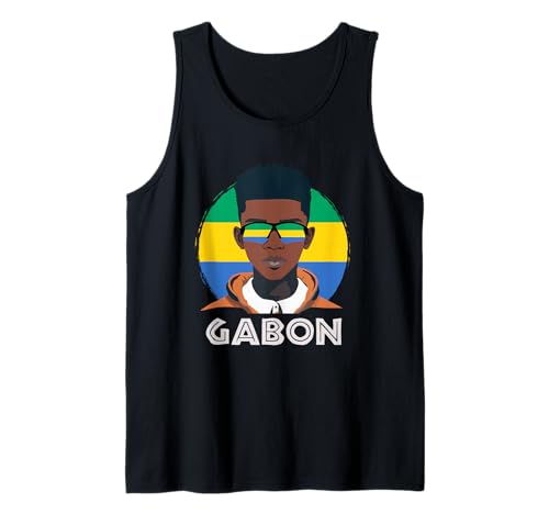 Herren Gabun, Gabunische Flagge, Gabun-Junge, afrikanischer Junge, Gabunesischer Teenager Tank Top Herren Gabun, Gabunische Flagge, Gabun-Junge, afrikanischer Junge, Gabunesischer Teenager Tank Top von Gabon Flag Gifts for Gabonese Teens & Boys