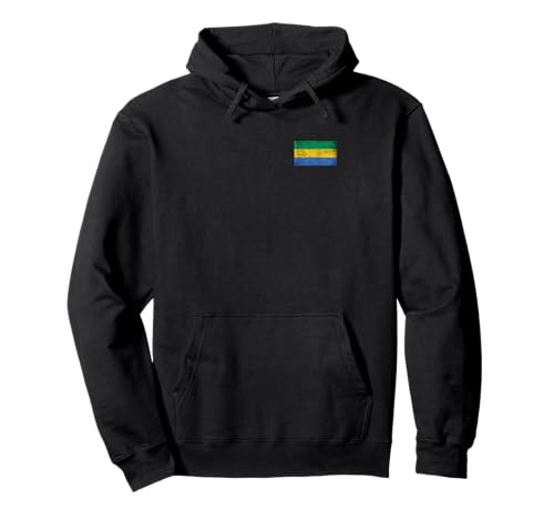 Gabun-Flaggen-Grafik für Männer, Frauen, Kinder Pullover Hoodie von Gabon Flag Graphic Store