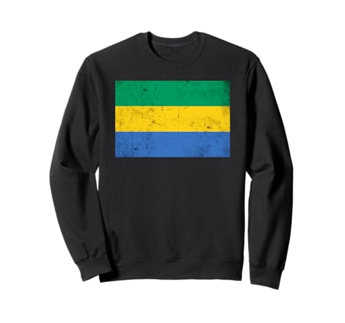 Gabun-Flaggen-Grafik für Männer, Frauen, Kinder Sweatshirt von Gabon Flag Graphic Store