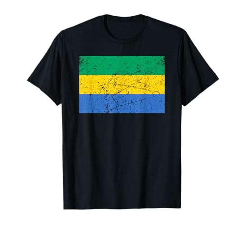 Gabun-Flaggen-Grafik für Männer, Frauen, Kinder T-Shirt von Gabon Flag Graphic Store