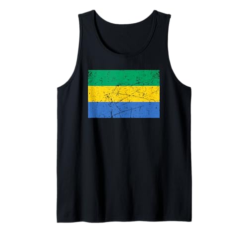 Gabun-Flaggen-Grafik für Männer, Frauen, Kinder Tank Top von Gabon Flag Graphic Store
