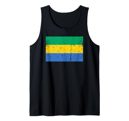 Gabun-Flaggen-Grafik für Männer, Frauen, Kinder Tank Top von Gabon Flag Graphic Store