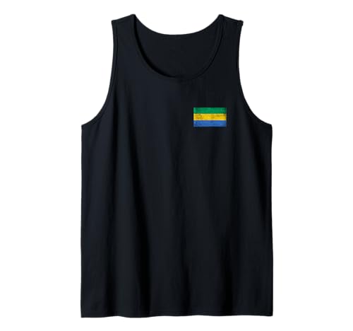 Gabun-Flaggen-Grafik für Männer, Frauen, Kinder Tank Top von Gabon Flag Graphic Store