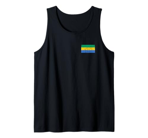 Gabun-Flaggen-Grafik für Männer, Frauen, Kinder Tank Top von Gabon Flag Graphic Store