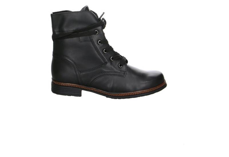 Gabor Comfort Gabor Fashion Leder Schnürstiefelette schwarz Stiefelette von Gabor Comfort