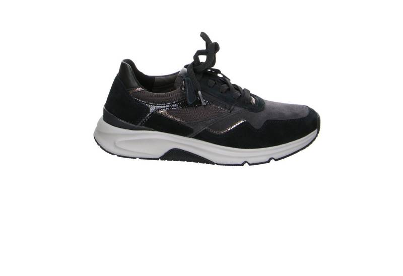 Gabor Comfort Gabor Fashion Velour Comfort Schnürschuhe schwarz Schnürschuh von Gabor Comfort