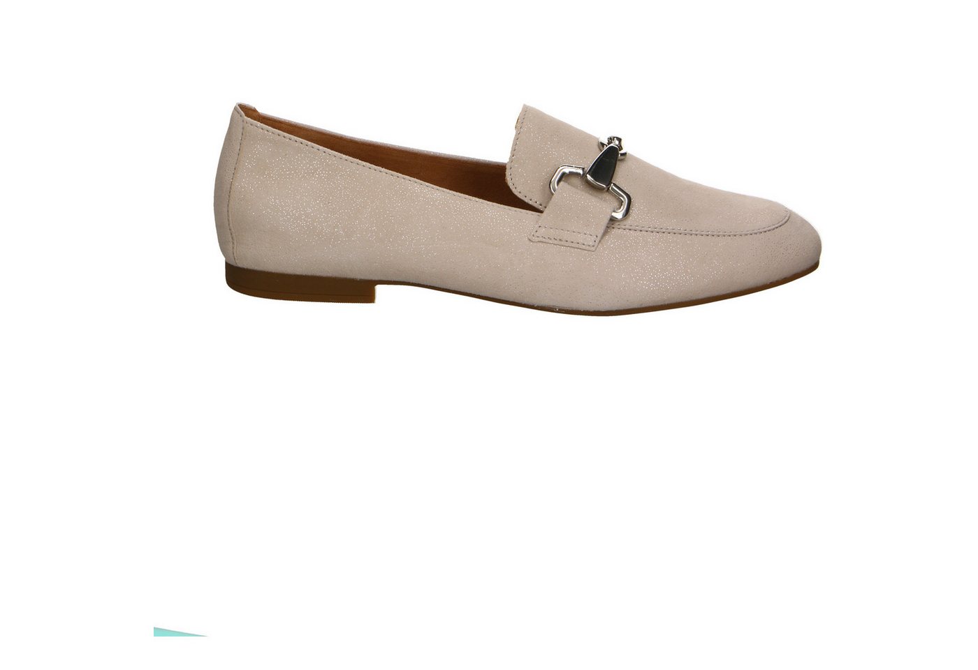 Gabor Comfort Gabor Fashion Velour Pumps Flach beige Loafer von Gabor Comfort