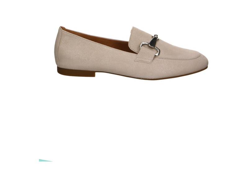Gabor Comfort Gabor Fashion Velour Pumps Flach beige Loafer von Gabor Comfort