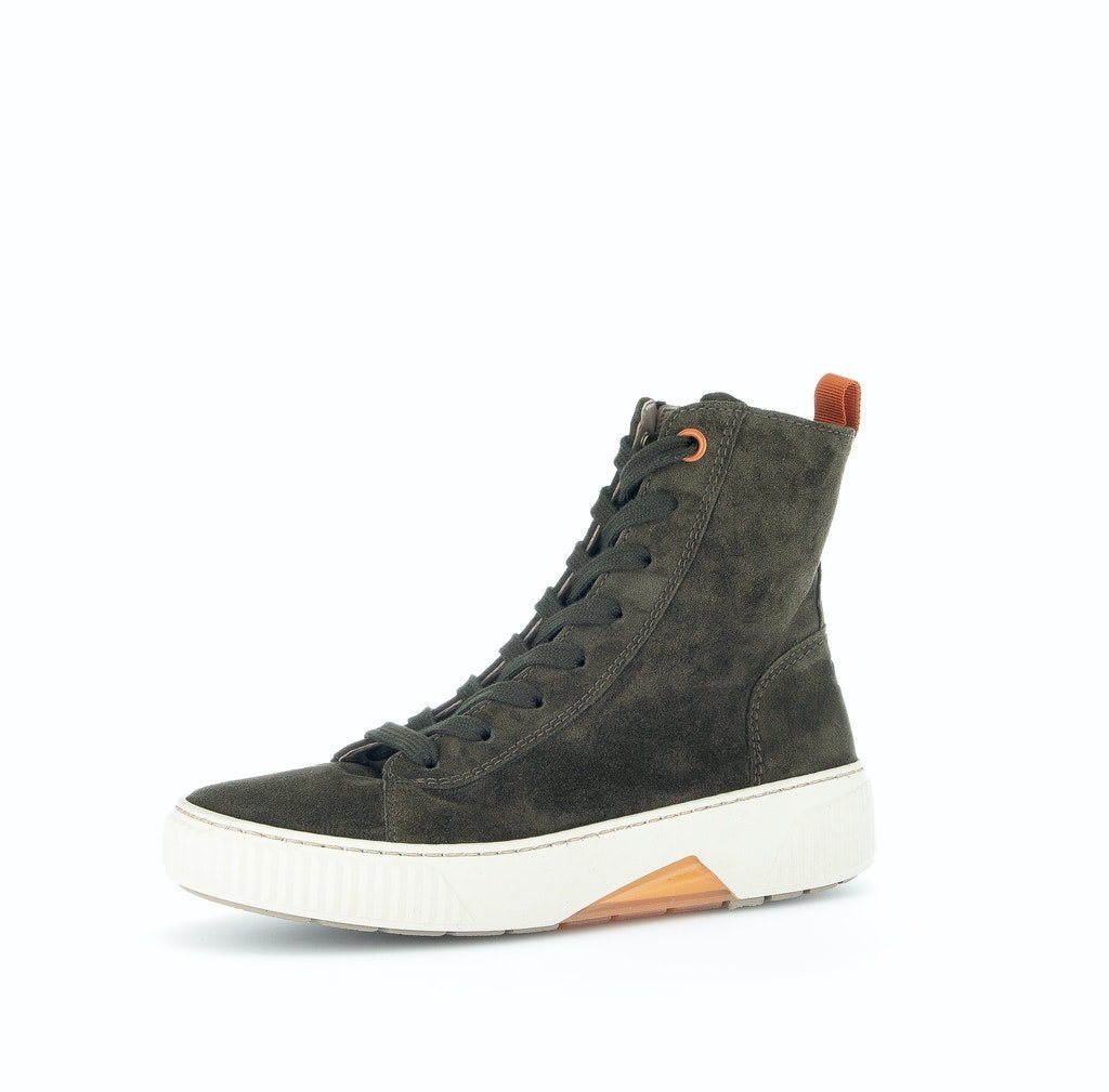 Gabor Rollingsoft GABOR Rollingsoft Stiefelette Grün Schnürstiefelette von Gabor Rollingsoft