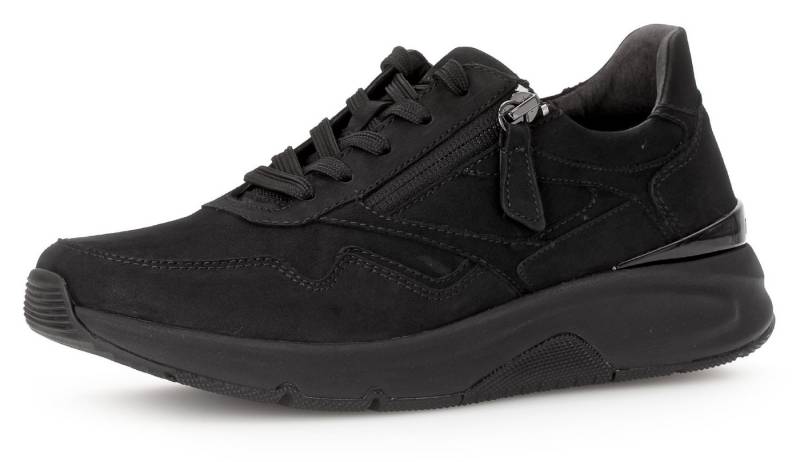 Gabor Rollingsoft Keilsneaker, Freizeitschuh, Halbschuh, Schnürschuh, Logoschriftzug an der Ferse von Gabor Rollingsoft