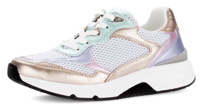 Gabor Rollingsoft Keilsneaker, Freizeitschuh, Halbschuh, Schnürschuh mit gepolstertem Schaftrand von Gabor Rollingsoft