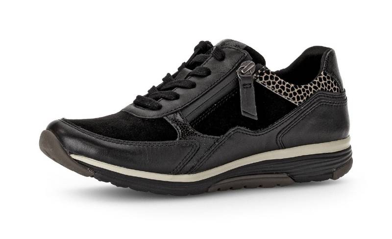 Gabor Rollingsoft Keilsneaker, Komfortschuh, Halbschuh, Schnürschuh mit Logo an der Ferse von Gabor Rollingsoft